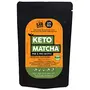 Superbrew Organic Keto Matcha (30 g) Probiotic Drink Powder Mix with Ashwagandha Ginger and Cinnamon for Immune System Boost Gut Health Detox Energy - Sugar Free Healthy Coffee Alternative