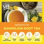 Organic Dandelion Root Tea - Kidney and Liver Cleanse Tea - Dandelion Tea Helps Improve Digestion and Immune System - Anti-inflammatory and Antioxidant- | Caffeine Free Tea (50gms), 4 image