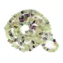 Natural Multi Fluorite Mala / Necklace Crystal Stone Chip Bead Mala for Reiki Healing and Crystal Healing Stons (Color : Multi)