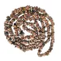 Rhodonite Mala/Necklace Natural Crystal Stone Chip Bead Mala for Reiki Healing and Crystal Healing Stone (Color : Multi)