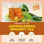 Organic Ashwagandha Tea Immunity Tea with Guduchi Tulsi Ginger and Long Pepper - Herbal Tea for Immunity Relieve Stress and Promote Strong Healthy Hair (50 Gm 31 Cups), 3 image