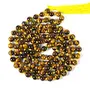 Tiger Eye 8 mm Stone Mala - Necklace Crystal Mala 108 Beads Jaap Mala for Reiki Healing and Crystal Healing Stone (Color : Multicolor)