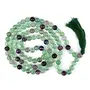 Multi Fluorite Mala Natural Crystal Stone 8 mm 108 Round Bead Jap Mala for Reiki Healing and Crystal Healing Stone (Color : Multi)