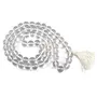Natural AAA Clear Quartz Mala Crystal Stone 12 mm Round Beads Mala for Reiki Healing Stones (Color : Clear)