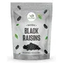 Premium Afghani Seedless Black Raisins - 500g Vacuumed Pack.