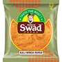 Swad Moong Kali Mirch and Jeera Snack Special Papad -Spicy Amritsari Taste Crispy and Tasty Fried or Roasted with Pickle or Chutney (400 g)