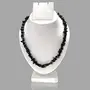 Black Tourmaline Mala/Necklace Natural Crystal Stone Chip Bead Mala for Reiki Healing and Crystal Healing Stone (Color : Black), 6 image