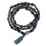 Natural Iolite Mala Crystal Stone Oval Bead Mala for Reiki Healing Stone (Color : Blue), 5 image