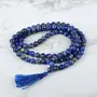 Lapis Lazuli Mala/Necklace Diamond Cut 6 mm Crystal Stone Mala for Reiki Healing and Crystal Healing Stones (Color : Blue), 2 image