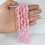 Rose Quartz Mala/Necklace Natural Crystal Stone Chip Bead Mala for Reiki Healing and Crystal Healing Stone (Color : Pink), 2 image
