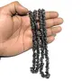 Natural Hematite Mala / Necklace Crystal Stone Chip Bead Mala for Reiki Healing and Crystal Healing Stons (Color : Silver), 2 image
