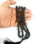 Lava 8 mm Stone Mala - Necklace Crystal Mala 108 Beads Jaap Mala for Reiki Healing and Crystal Healing Stone (Color : Black), 6 image