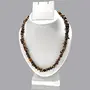 Natural Tiger Eye Mala / Necklace Crystal Stone Chip Bead Mala for Reiki Healing and Crystal Healing Stons (Color : Golden & Brown), 5 image