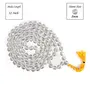 AAA Clear Quartz Mala Natural Crystal Stone 8 mm 108 Round Bead Jap Mala for Reiki Healing and Crystal Healing Stone (Color : Clear), 3 image