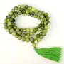 Serpentine Mala Natural Crystal Stone 8 mm 108 Round Bead Jap Mala for Reiki Healing and Crystal Healing Stone (Color : Green), 5 image