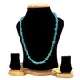 Apatite Mala/Necklace Natural Crystal Stone Chip Bead Mala for Reiki Healing and Crystal Healing Stone (Color : Blue), 5 image