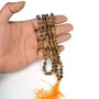 Certified Natural Tiger Eye Mala Semi Precious Crystal Stone 6 mm 108 Beads Jap Mala / Necklace for Reiki Healing Stones (Color : Golden & Brown), 3 image