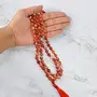 Carnelian Mala Natural Crystal Stone 8 mm 108 Round Bead Jap Mala for Reiki Healing and Crystal Healing Stone (Color : Orange / Red), 2 image