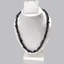 Natural Hematite Mala / Necklace Crystal Stone Chip Bead Mala for Reiki Healing and Crystal Healing Stons (Color : Silver), 6 image