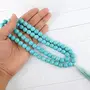 Turquoise Syn Mala Crystal Stone 10 mm Round Beads Mala for Reiki Healing Stones (Color : Blue), 2 image