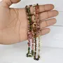 Natural Multi Tourmaline Mala / Necklace Crystal Stone Chip Bead Mala for Reiki Healing and Crystal Healing Stons (Color : Multi), 2 image