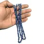 Natural Lapis Lazuli Mala / Necklace Crystal Stone Chip Bead Mala for Reiki Healing and Crystal Healing Stons (Color : Blue), 2 image