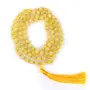Golden Quartz Mala Natural Crystal Stone 8 mm 108 Round Bead Jap Mala for Reiki Healing and Crystal Healing Stone (Color : Yellow), 4 image