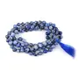 Sodalite Mala Natural Crystal Stone 8 mm 108 Round Bead Jap Mala for Reiki Healing and Crystal Healing Stone (Color : Blue), 4 image