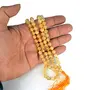 Natural Stone Citrine Mala Necklace for Men and Women, 4 image