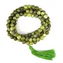 Serpentine Mala Natural Crystal Stone 8 mm 108 Round Bead Jap Mala for Reiki Healing and Crystal Healing Stone (Color : Green), 4 image