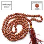 Certified Natural Goldstone Brown Mala Semi Precious Crystal Stone 6 mm 108 Beads Jap Mala / Necklace for Reiki Healing Stones (Color : Brown), 6 image
