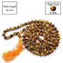Certified Natural Tiger Eye Mala Semi Precious Crystal Stone 6 mm 108 Beads Jap Mala / Necklace for Reiki Healing Stones (Color : Golden & Brown), 6 image