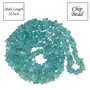 Apatite Mala/Necklace Natural Crystal Stone Chip Bead Mala for Reiki Healing and Crystal Healing Stone (Color : Blue), 3 image