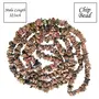 Rhodonite Mala/Necklace Natural Crystal Stone Chip Bead Mala for Reiki Healing and Crystal Healing Stone (Color : Multi), 3 image
