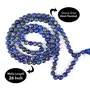 Lapis Lazuli Mala/Necklace Diamond Cut 6 mm Crystal Stone Mala for Reiki Healing and Crystal Healing Stones (Color : Blue), 5 image