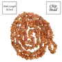 Natural Sunstone Mala / Necklace Crystal Stone Chip Bead Mala for Reiki Healing and Crystal Healing Stons (Color : Peach), 2 image