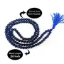 Blue Goldstone Mala/Necklace Diamond Cut 6 mm Crystal Stone Mala for Reiki Healing and Crystal Healing Stones (Color : Blue), 3 image