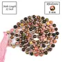 Rhodonite Mala 6 mm Stone Mala/Necklace Crystal Mala 108 Beads Jaap Mala for Reiki Healing and Crystal Healing Stone (Color : Multi), 3 image