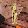 Certified Natural Golden Quartz Mala Semi Precious Crystal Stone 6 mm 108 Beads Jap Mala / Necklace for Reiki Healing Stones (Color : Yellow), 3 image