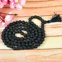 Lava 8 mm Stone Mala - Necklace Crystal Mala 108 Beads Jaap Mala for Reiki Healing and Crystal Healing Stone (Color : Black), 2 image