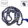 Natural Sodalite Mala Crystal Stone Oval Bead Mala for Reiki Healing Stone (Color : Blue), 4 image