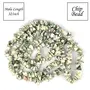 Natural Tree Agate Mala / Necklace Crystal Stone Chip Bead Mala for Reiki Healing and Crystal Healing Stons (Color : Green & White), 3 image