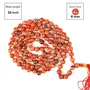 Certified Natural Carnelian Mala Semi Precious Crystal Stone 6 mm 108 Beads Jap Mala / Necklace for Reiki Healing Stones (Color : Red / Orange), 6 image