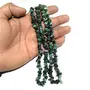 Emerald Mala/Necklace Natural Crystal Stone Chip Bead Mala for Reiki Healing and Crystal Healing Stone (Color : Green), 2 image