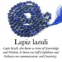 Lapis Lazuli 8 mm Stone Mala - Necklace Crystal Mala 108 Beads Jaap Mala for Reiki Healing and Crystal Healing Stone (Color : Blue), 4 image