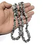 Natural Cats Eye Mala/Necklace Natural Crystal Stone Chip Bead Mala for Reiki Healing and Crystal Healing Stone (Color : Grey), 2 image