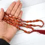 Natural Stone Red Jasper Oval Beads Healing Necklace Jap Chakra Mala for Men and Women, 2 image