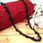 Natural Black Tourmaline Necklace/Mala with Earring Set for Reiki Healing and Crystal Healing Stone, 6 image