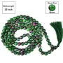 Ruby Zoisite Mala Natural Crystal Stone 8 mm 108 Round Bead Jap Mala for Reiki Healing and Crystal Healing Stone (Color : Green), 3 image