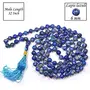 Lapis Lazuli Mala Necklace 6 mm Crystal Stone Mala 108 Bead Jaap Mala for Reiki Healing and Crystal Healing Stone Mala (Color : Blue), 5 image